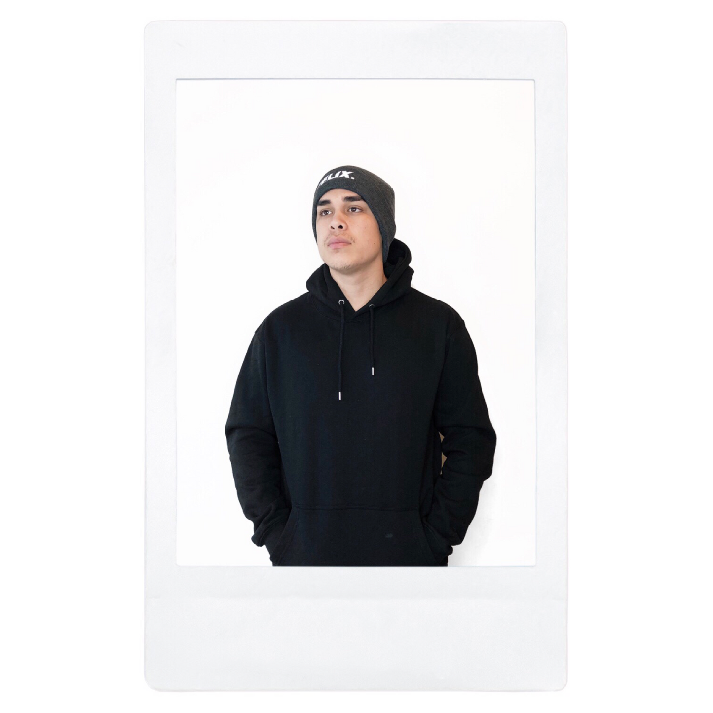 Titan Beanie Charcoal/White