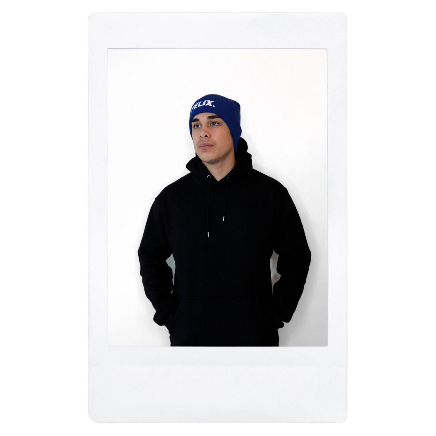 Titan Beanie Blue/White