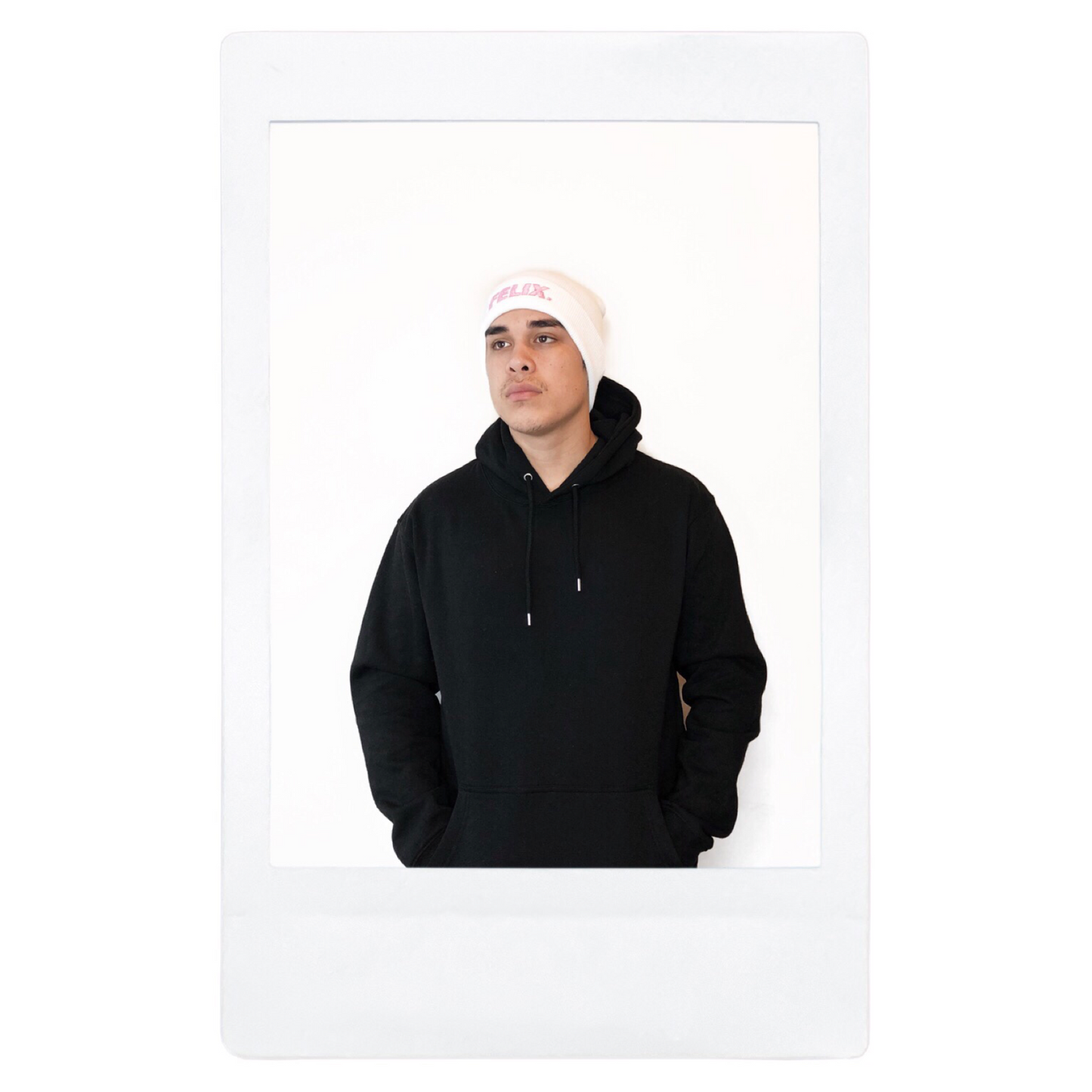 Titan Beanie White/Pink